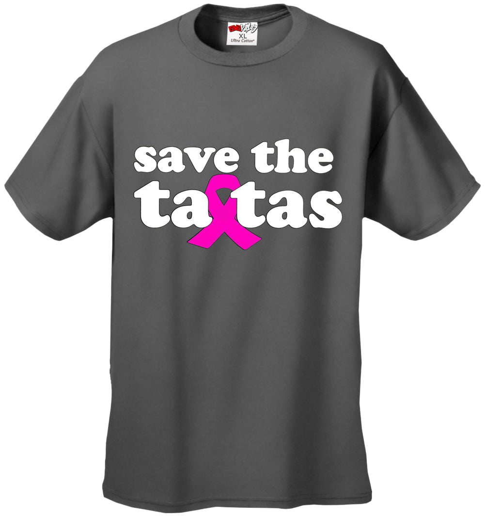 Save The Ta Tas Breast Cancer Awareness Mens T-shirt