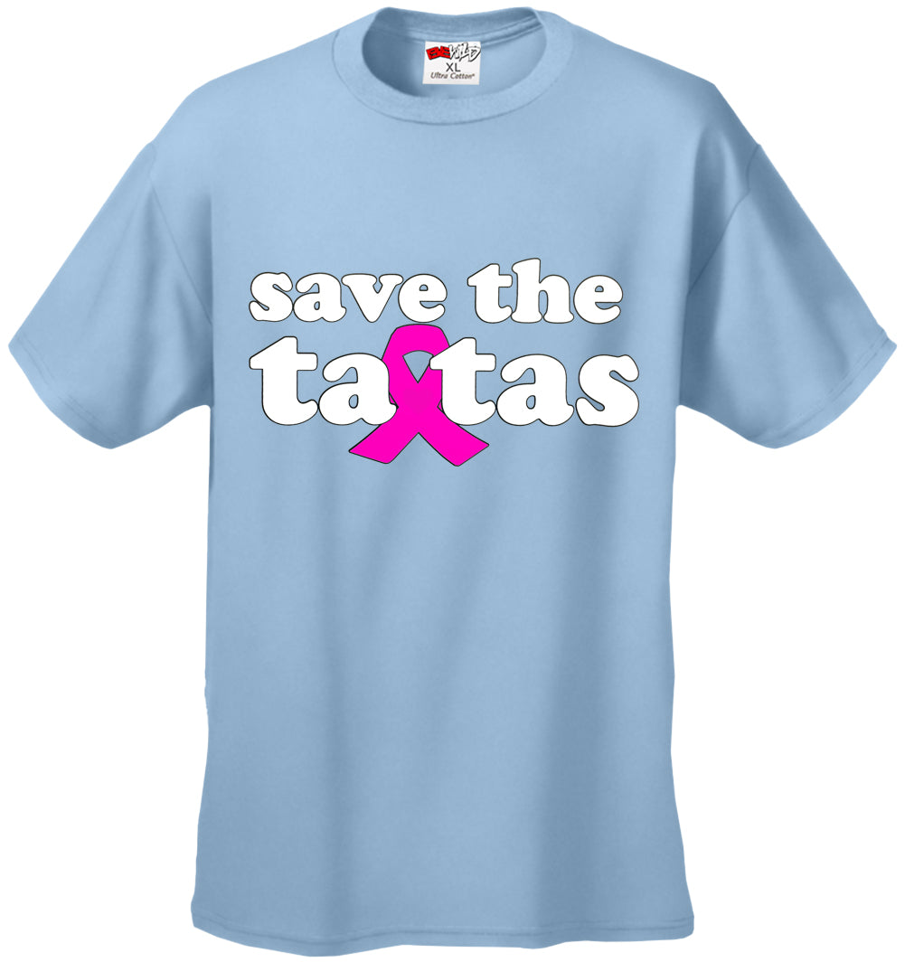 Save The Ta Tas Breast Cancer Awareness Mens T-shirt