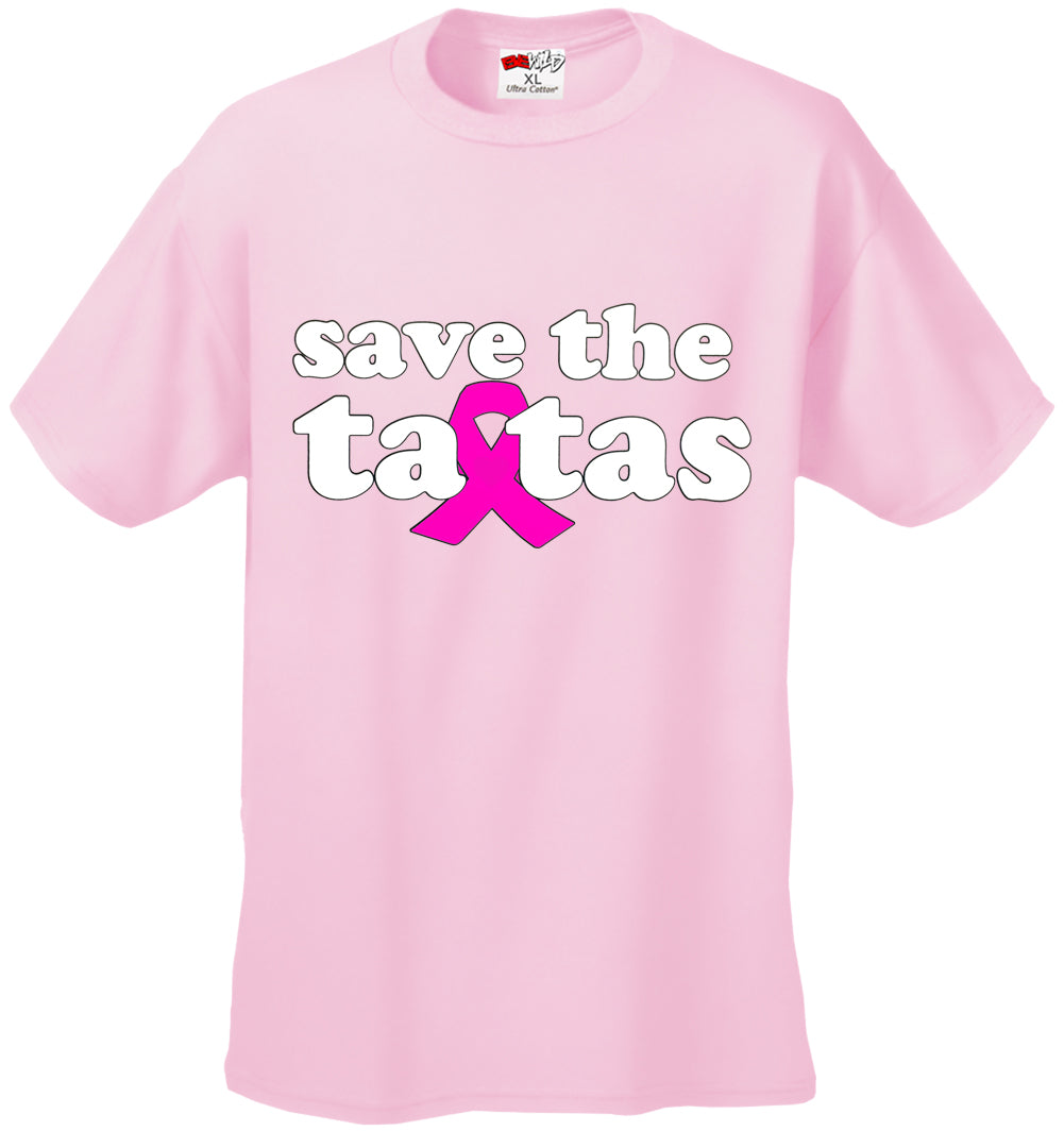 Save The Ta Tas Breast Cancer Awareness Mens T-shirt