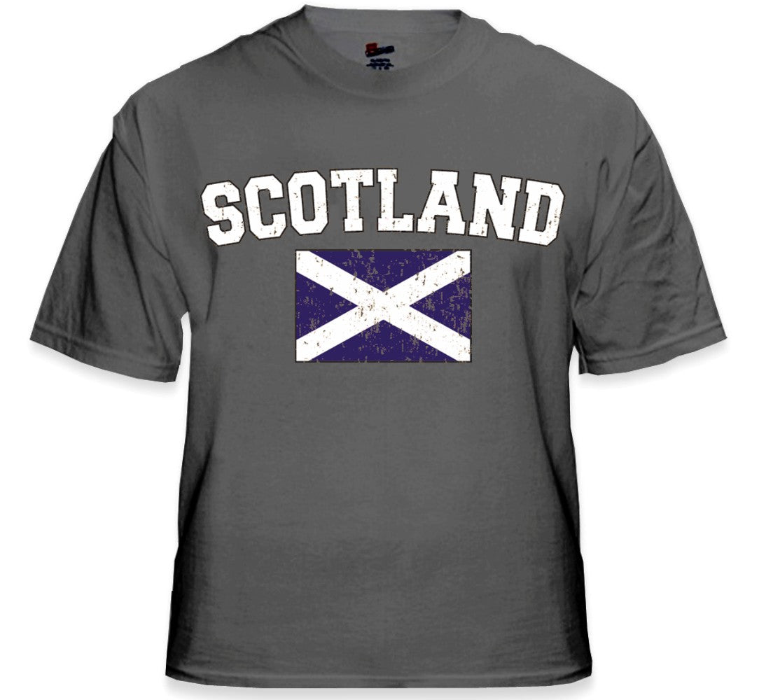 Scotland Vintage Flag International Mens T-Shirt