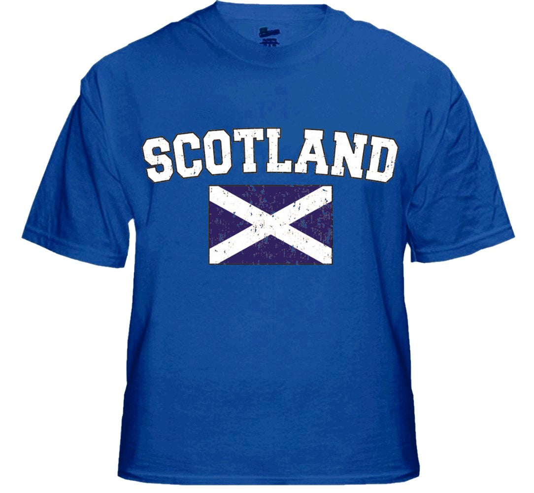 Scotland Vintage Flag International Mens T-Shirt