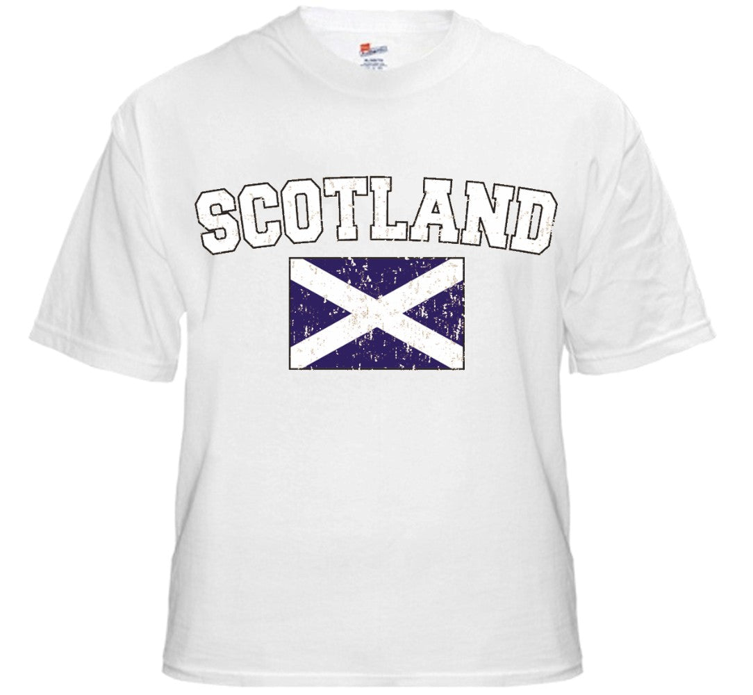 Scotland Vintage Flag International Mens T-Shirt