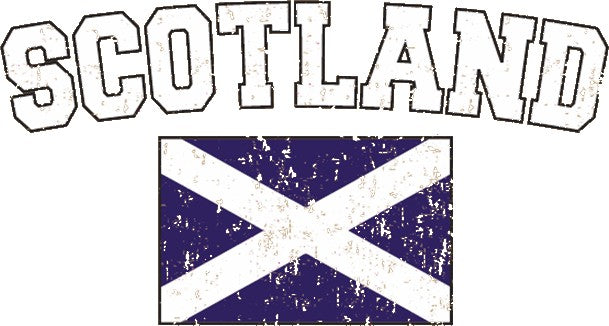 Scotland Vintage Flag International Mens T-Shirt