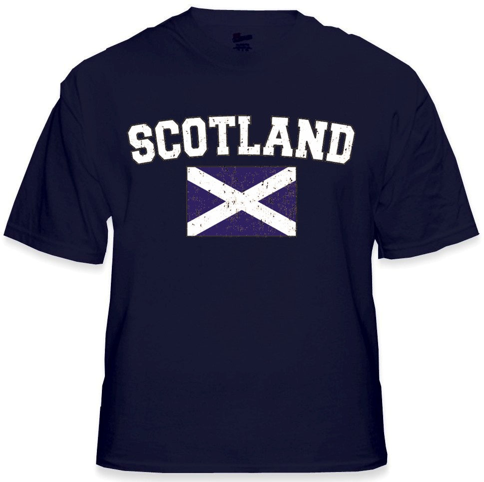Scotland Vintage Flag International Mens T-Shirt