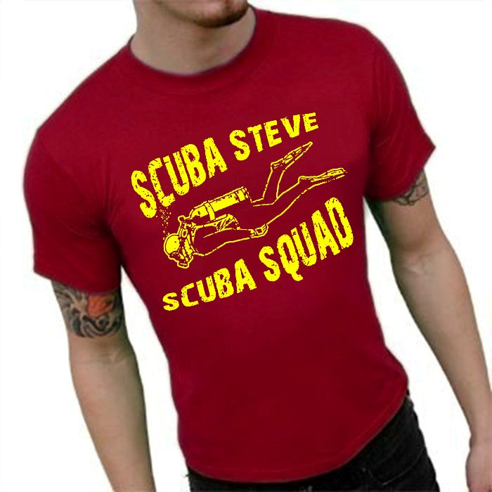 Scuba Steve Scuba Squad T-Shirt From the Movie Big Daddy
