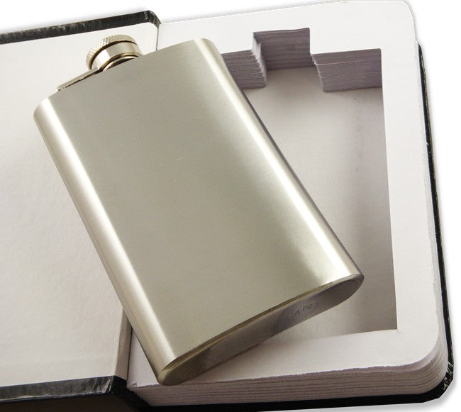 Secret Hidden Flask in a Bible