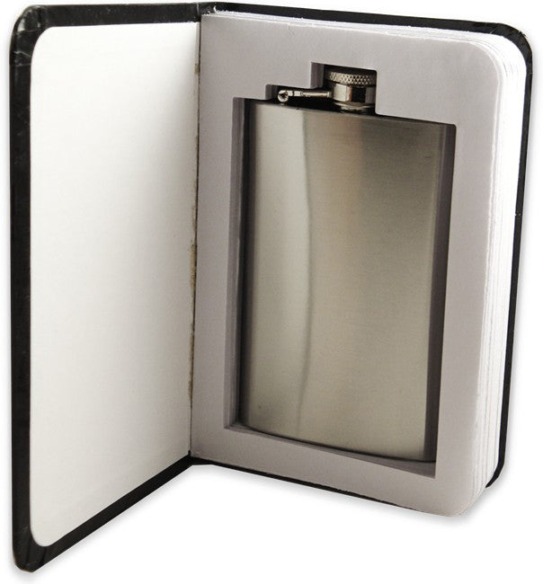 Secret Hidden Flask in a Bible