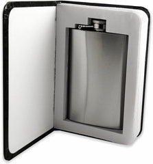 Secret Hidden Flask in a Marble Note Book