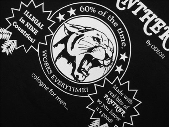 Sex Panther Cologne T-shirt :: From the movie Anchorman