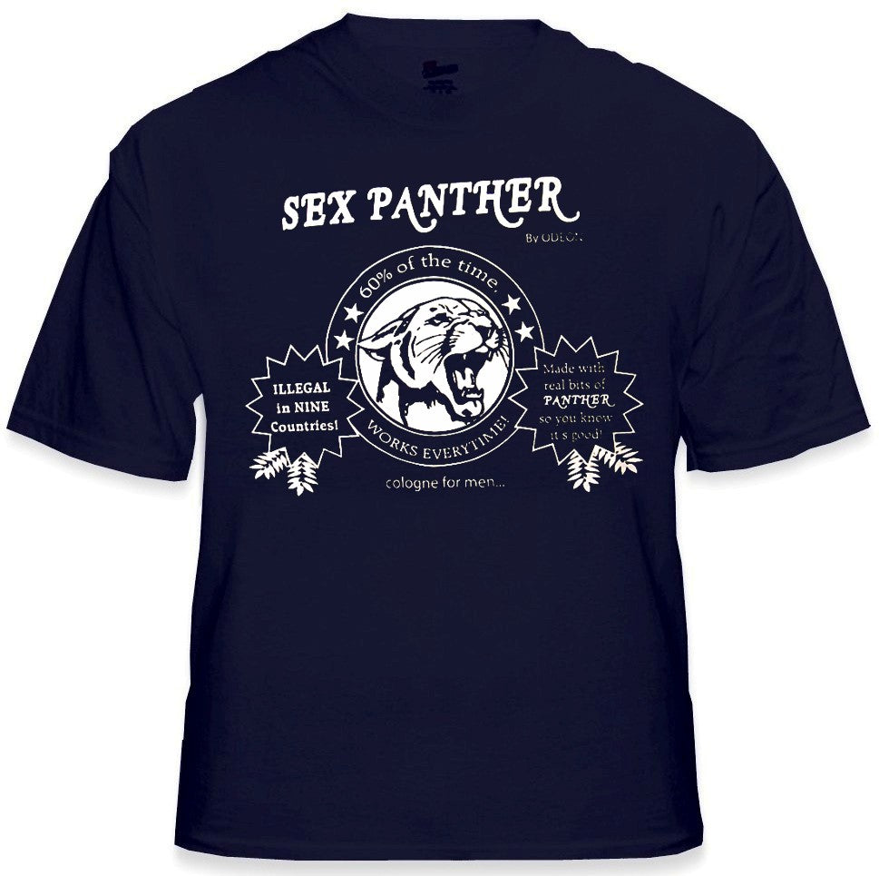 Sex Panther Cologne T-shirt :: From the movie Anchorman