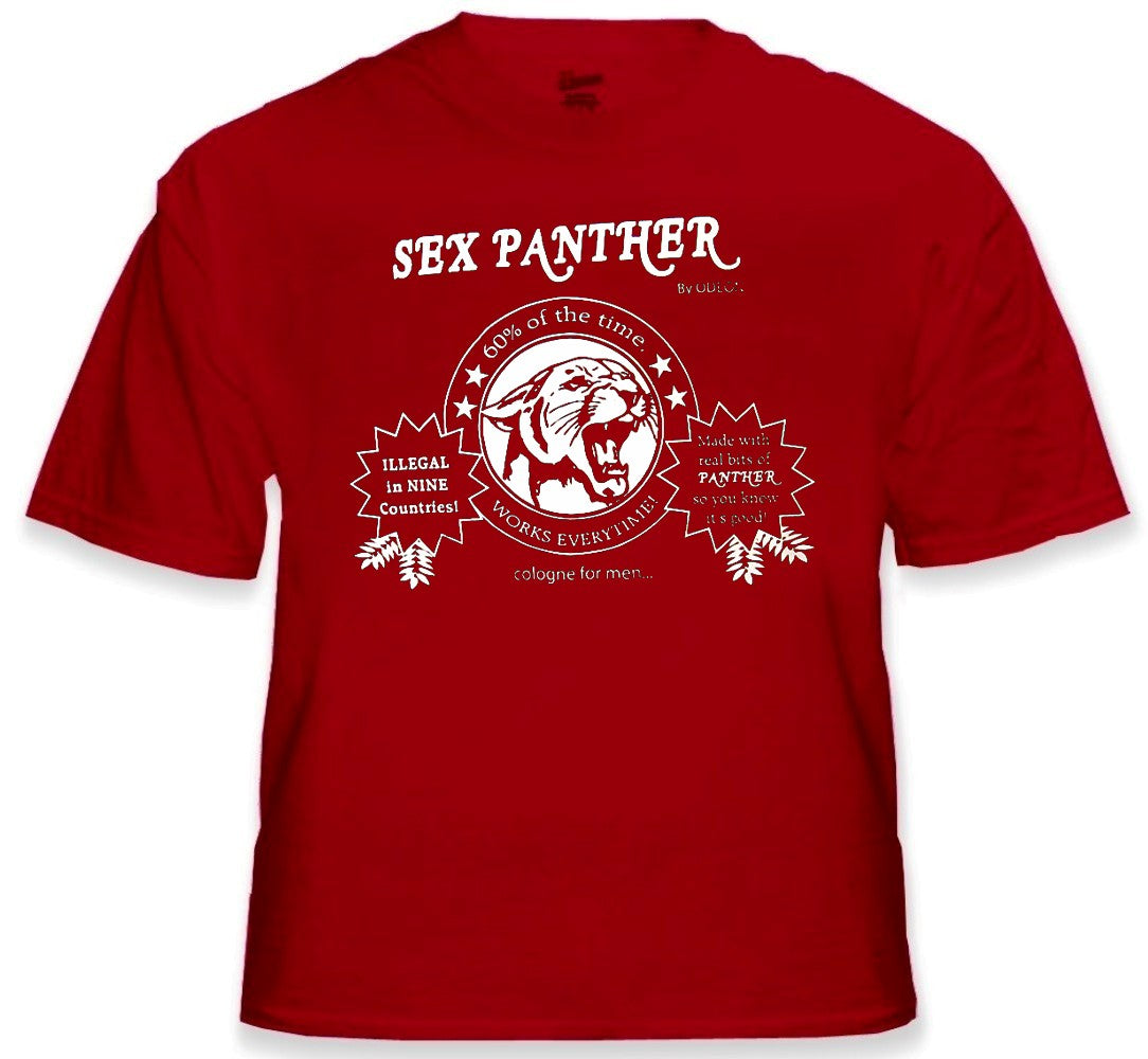 Sex Panther Cologne T-shirt :: From the movie Anchorman