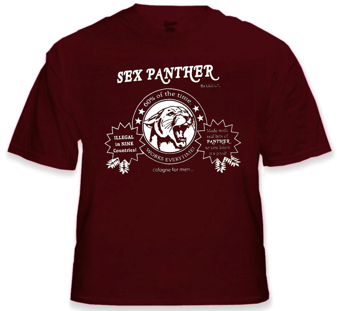 Sex Panther Cologne T-shirt :: From the movie Anchorman