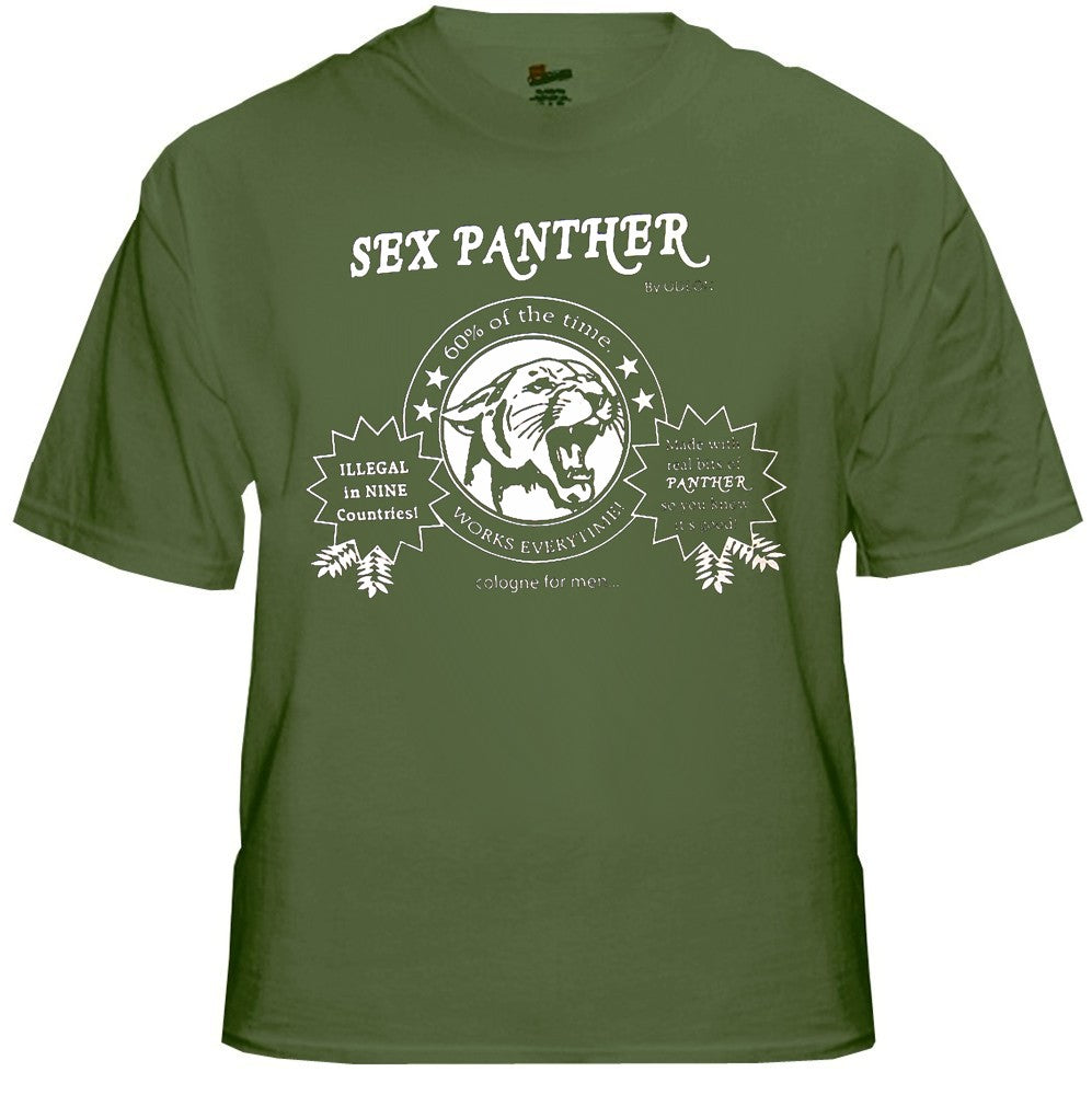 Sex Panther Cologne T-shirt :: From the movie Anchorman