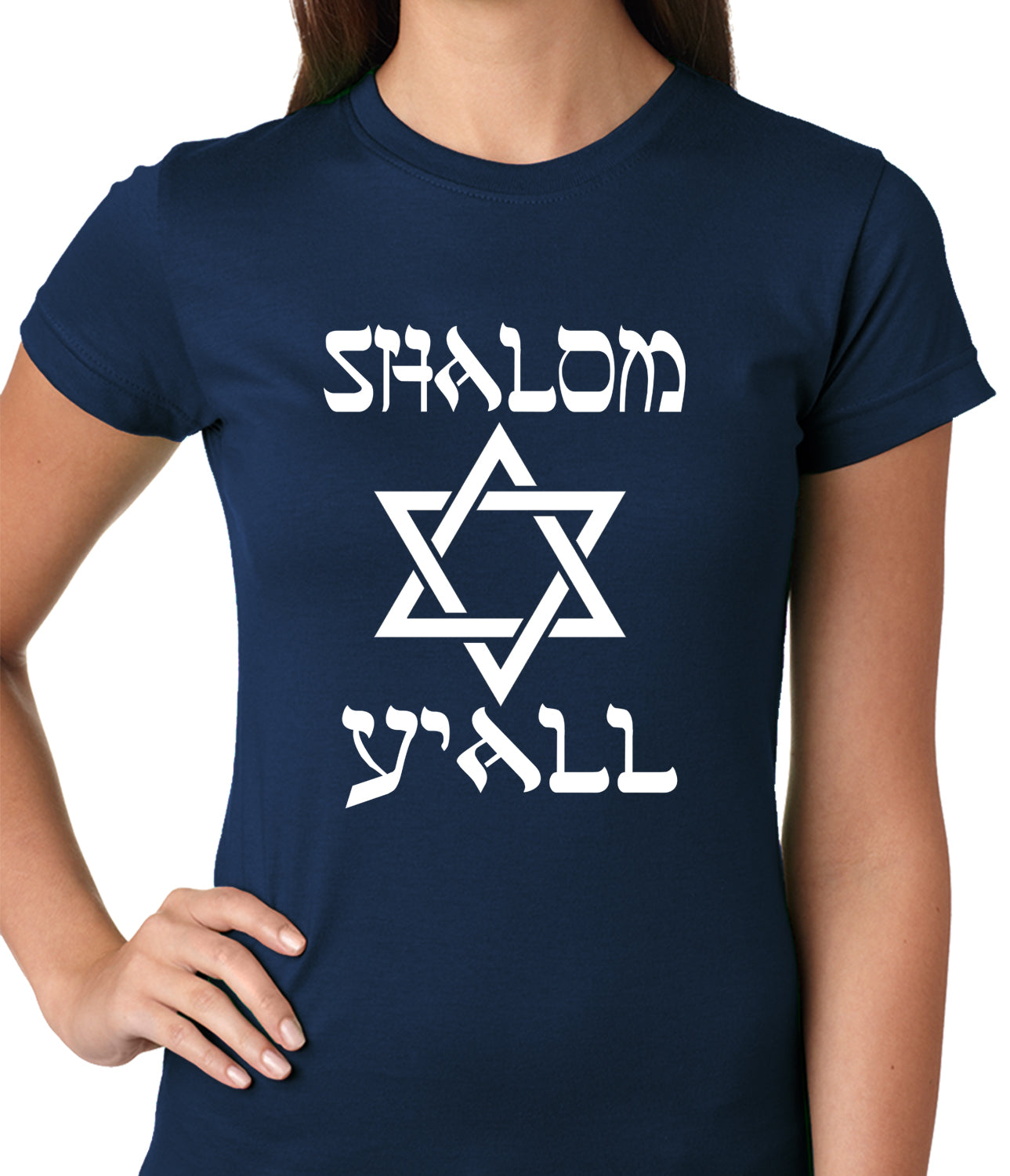 Shalom Y'all Ladies T-shirt