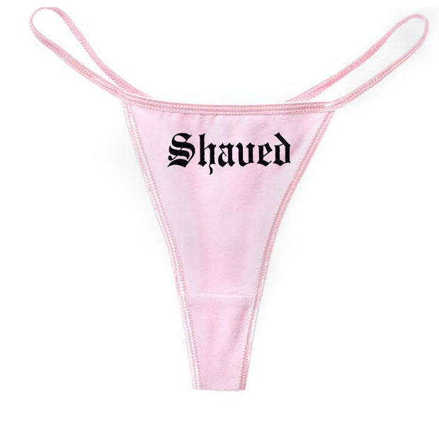 Shaved Thong