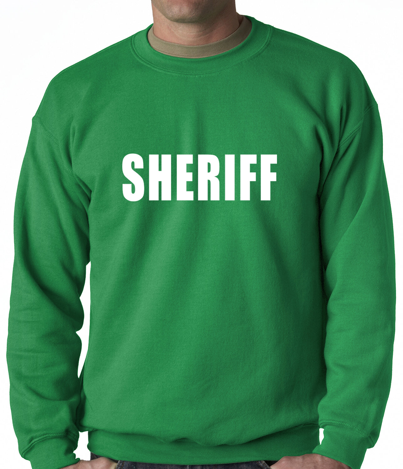 Sheriff Costum Adult Crewneck