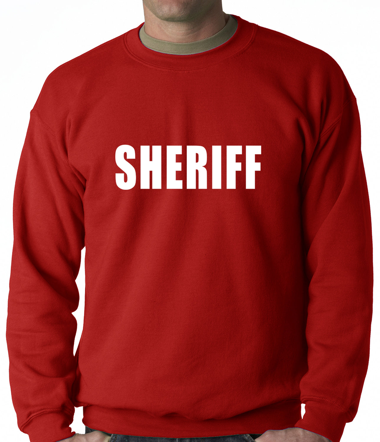 Sheriff Costum Adult Crewneck
