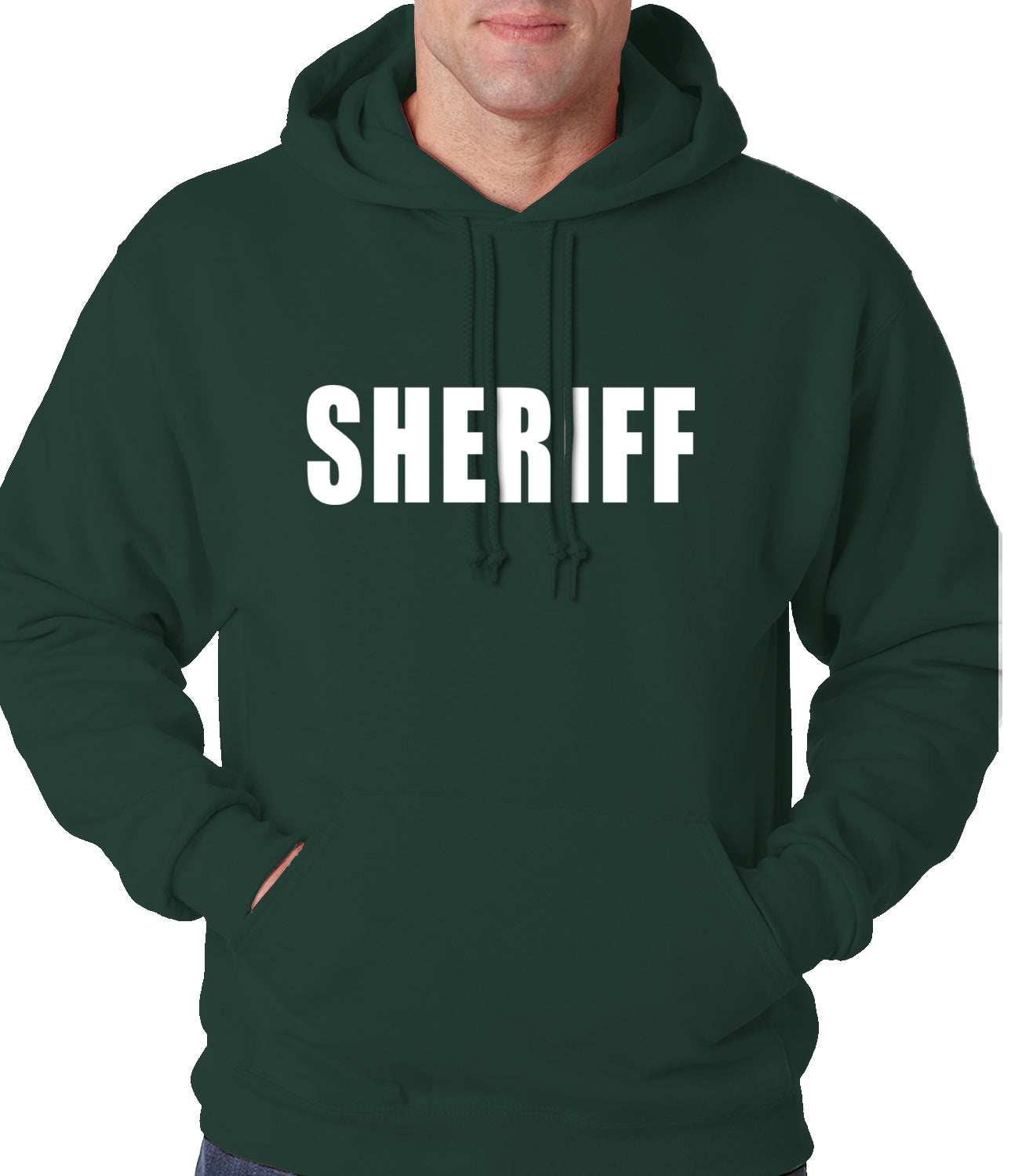 Sheriff Costum Adult Hoodie