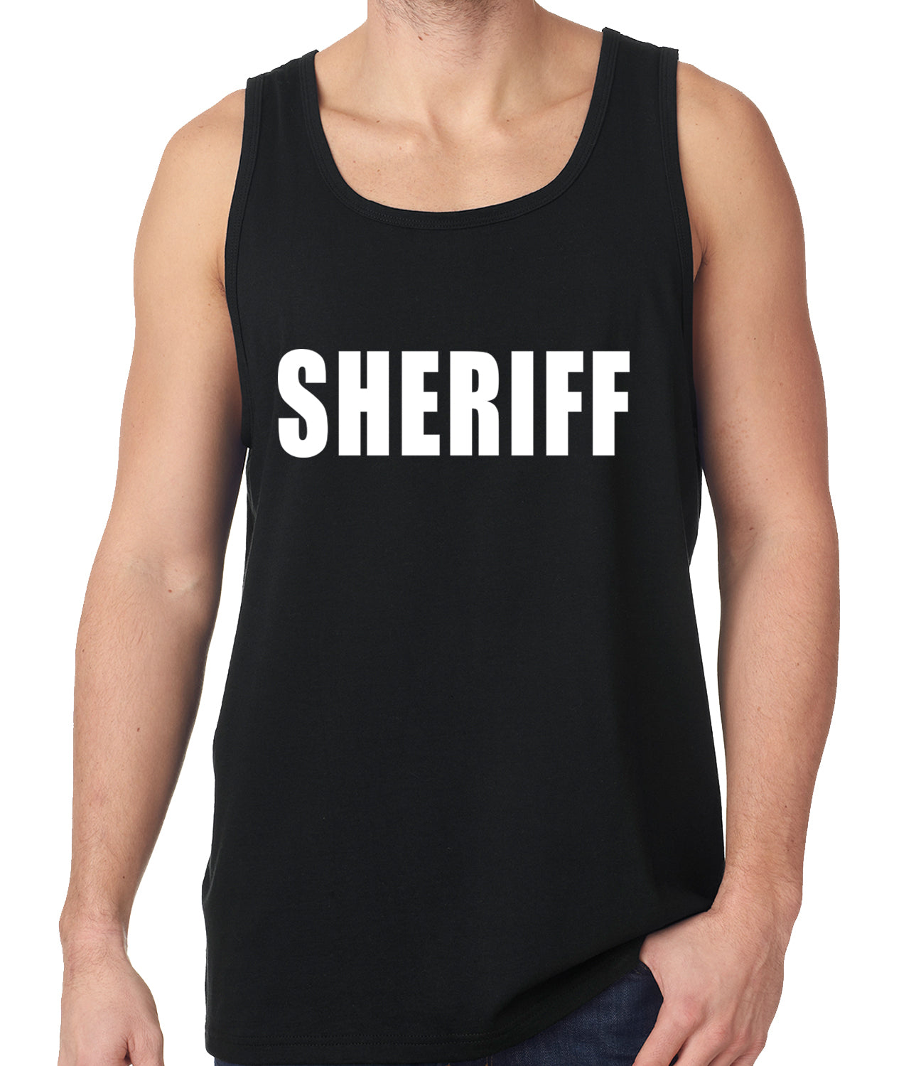 Sheriff Costum Tank Top