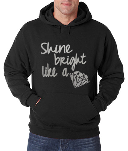 Shine Bright Like A Diamond Adult Hoodie