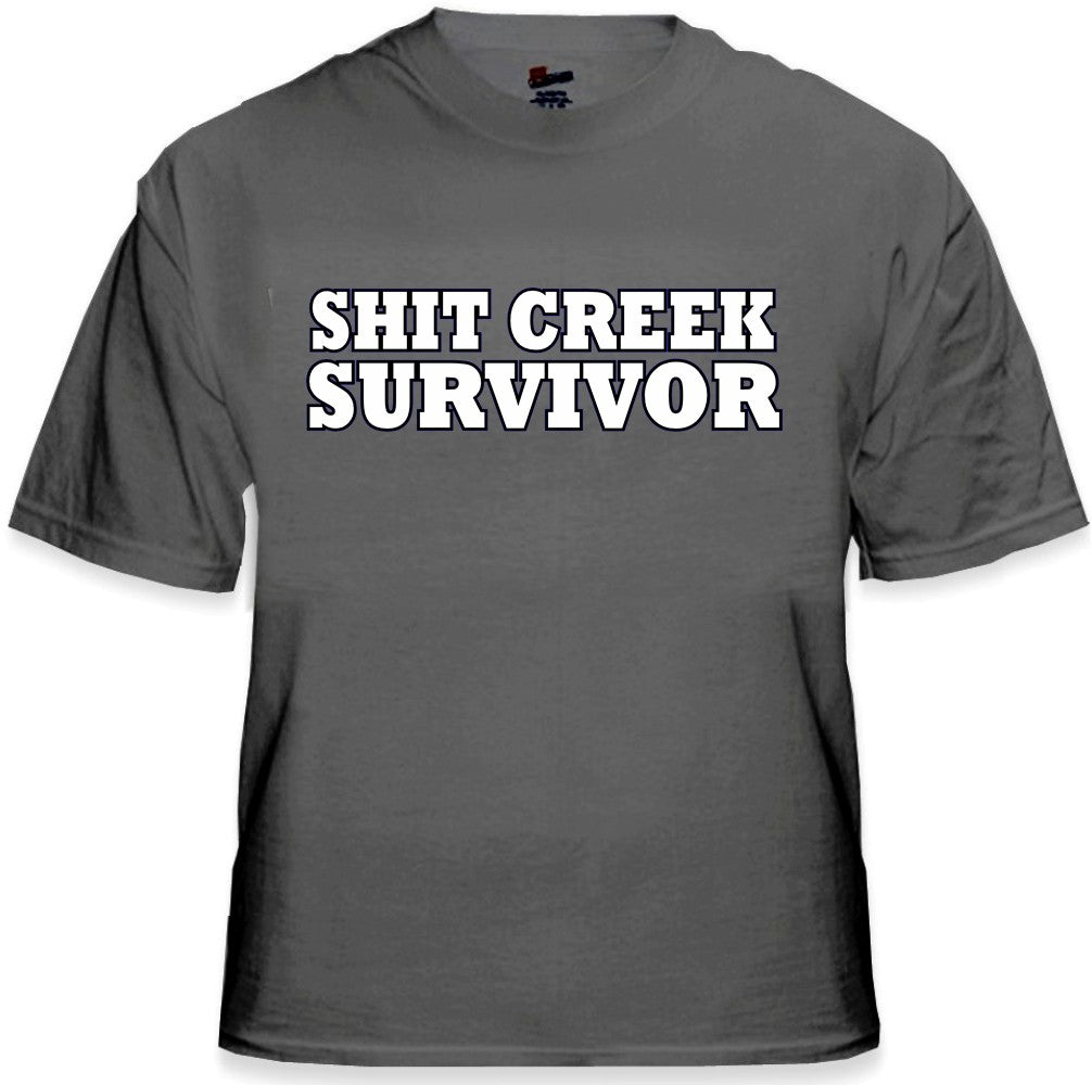 Shit Creek Survivor Mens T-Shirt