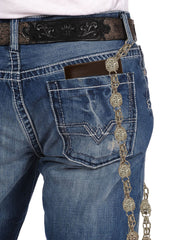 Silver Skull of Death Jean and Wallet Chain