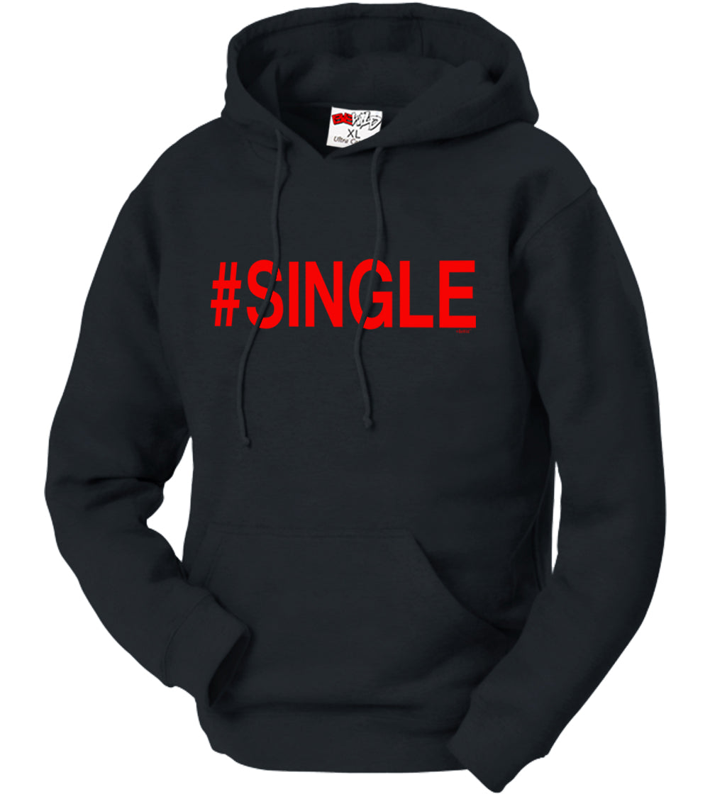 #Single, Adult Hoodie