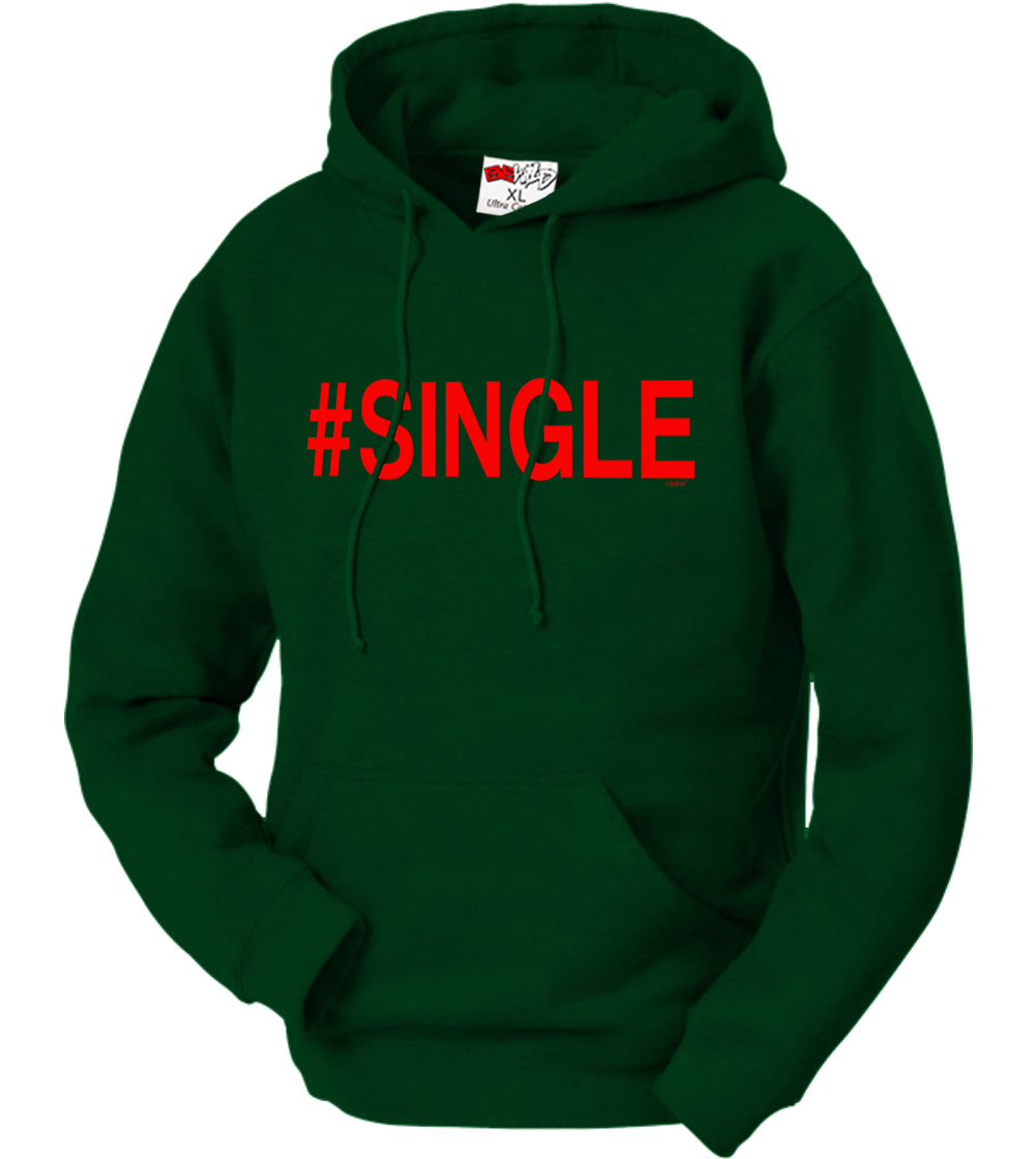#Single, Adult Hoodie