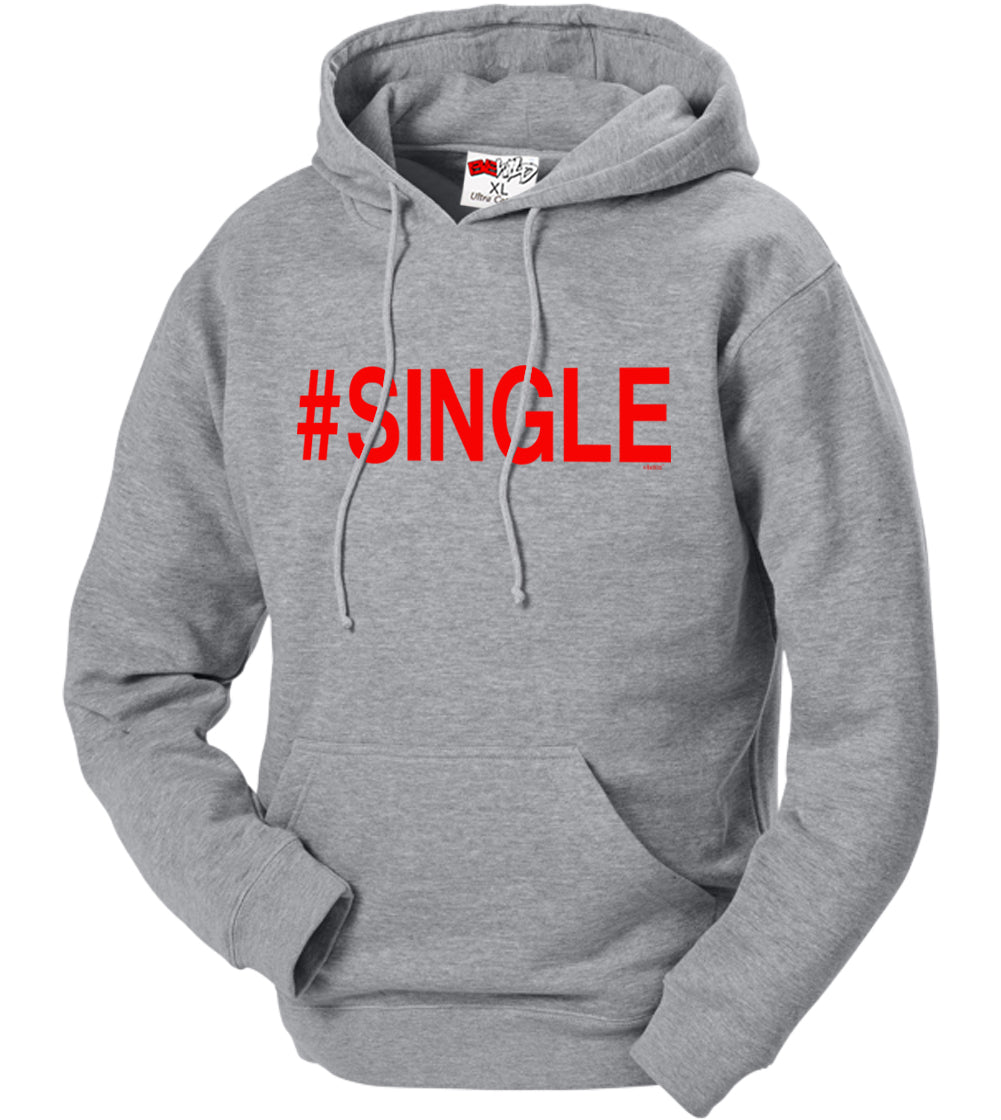 #Single, Adult Hoodie