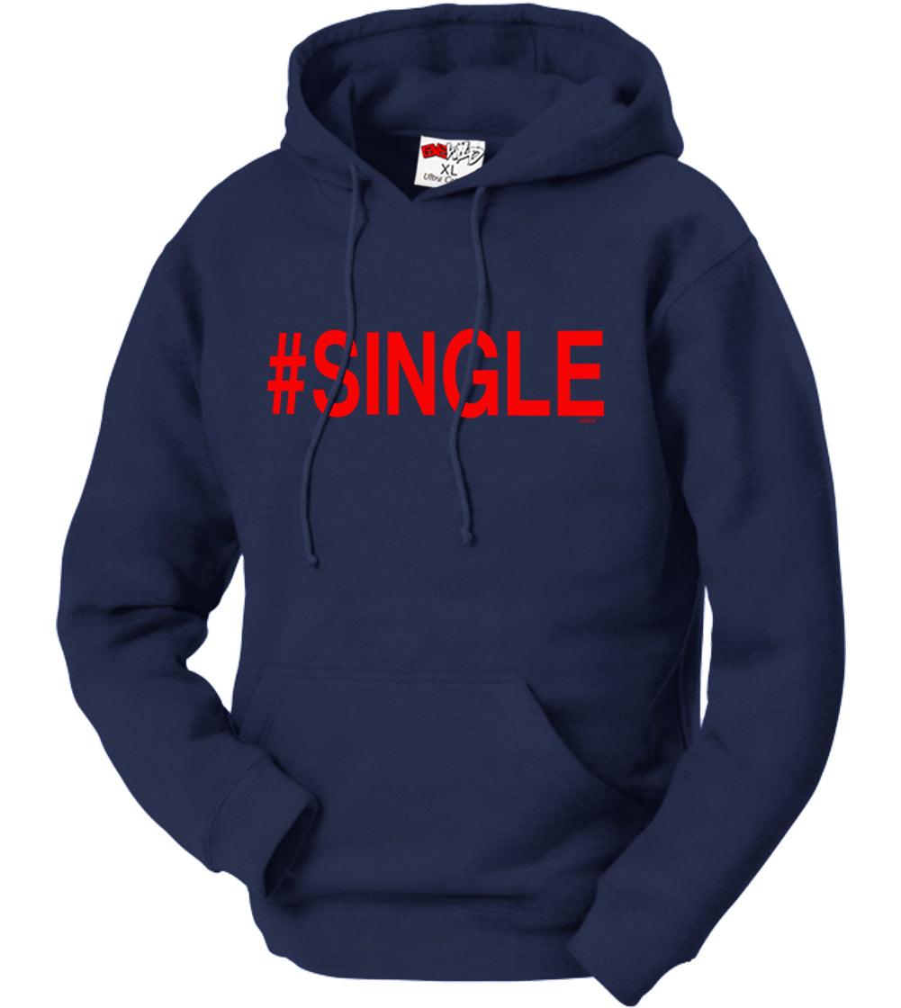 #Single, Adult Hoodie