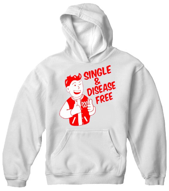 Single & Disease Free Hoodie