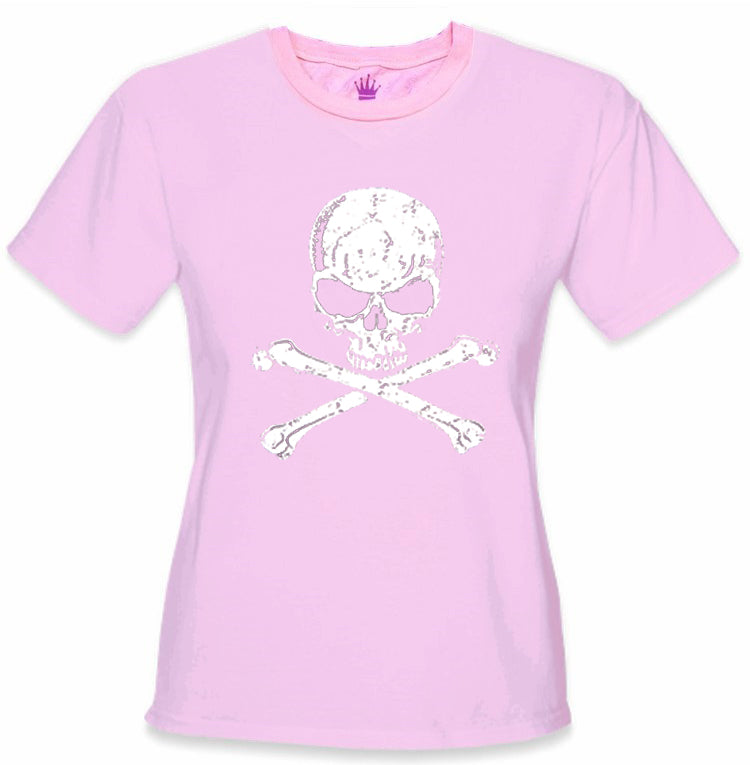 Skull Of Death Cross Bones Girl 's T-Shirt