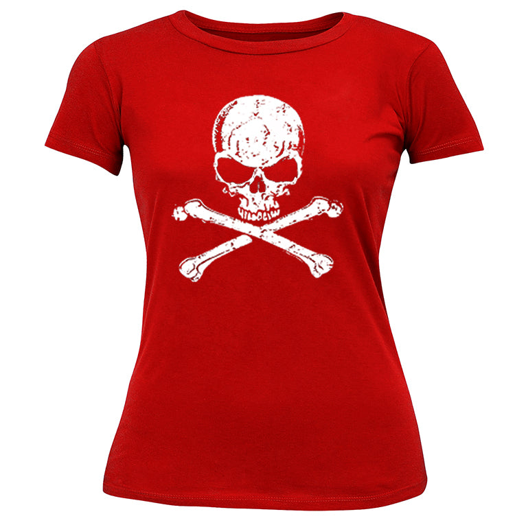 Skull Of Death Cross Bones Girl 's T-Shirt