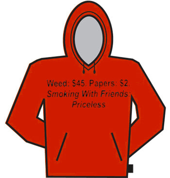 Smoking Weed With Friends Priceless Hoodie