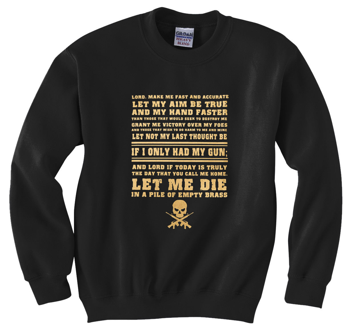 Sniper Prayer Crew Neck Sweatshirt
