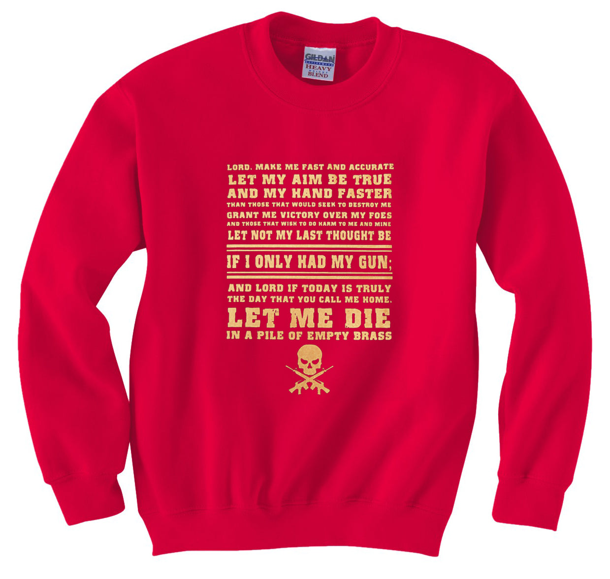 Sniper Prayer Crew Neck Sweatshirt