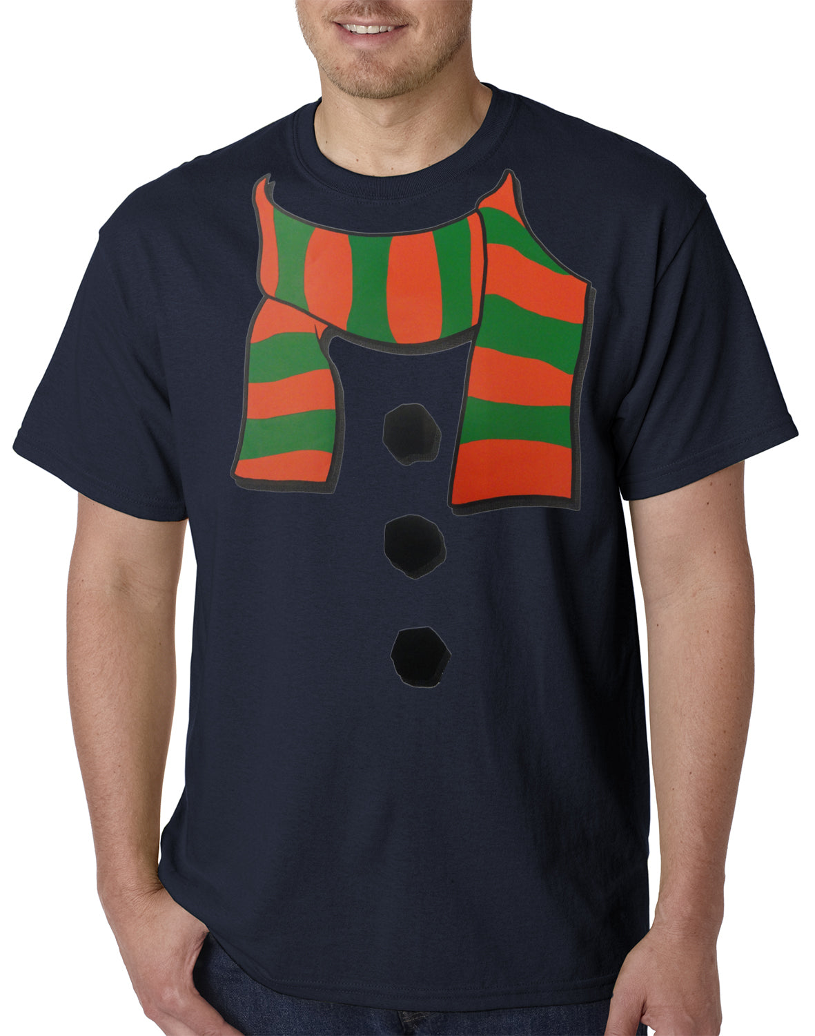 Snowman Costume Mens T-shirt