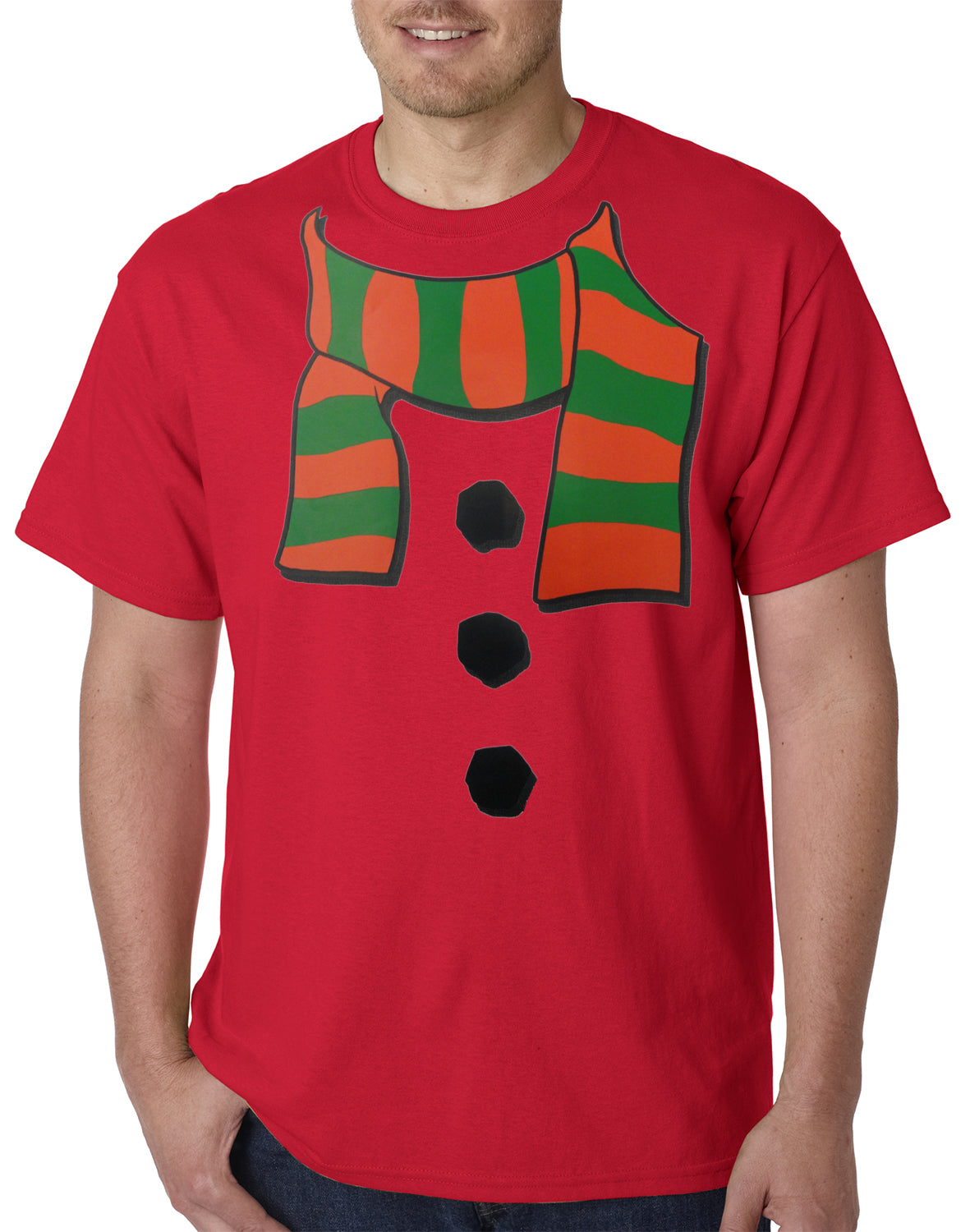 Snowman Costume Mens T-shirt