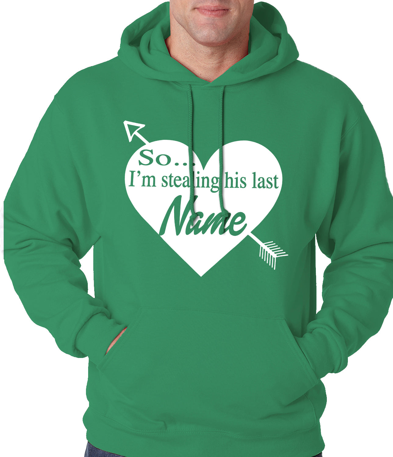So I'm Stealing His Name Couples Adult Hoodie
