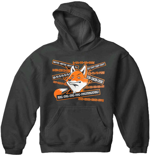 So Many Fox Sayings - What Does The Fox Say Adult Hoodie