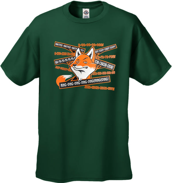 So Many Fox Sayings - What DoesThe Fox Say? Men's T-Shirt