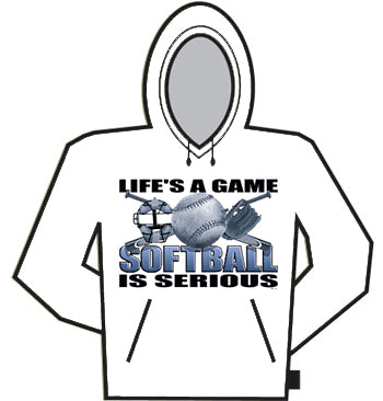 Softball Is Serious Hoodie