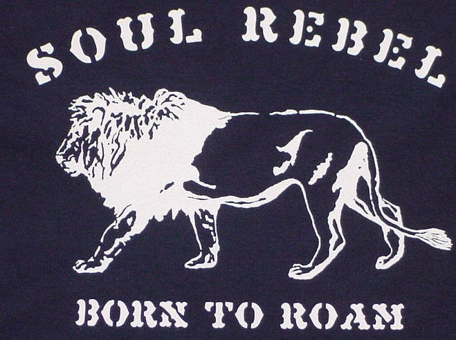 Soul Rebel Born to Roam Men's T-Shirt (Navy)