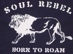 Soul Rebel Born to Roam Men's T-Shirt (Navy)