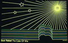 Soul Rebel Sun Burst Men's T-Shirt (Black)