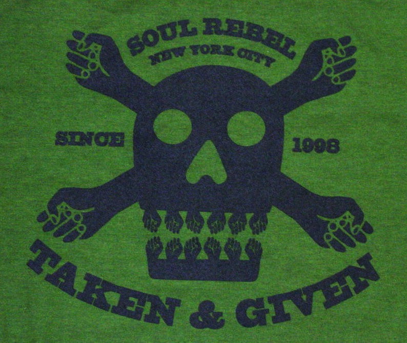 Soul Rebel Taken & Given T-Shirt (Olive Green)