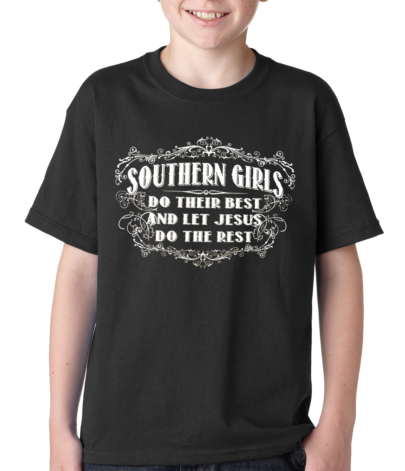 Southern Girls Do Their Best Kids T-shirt