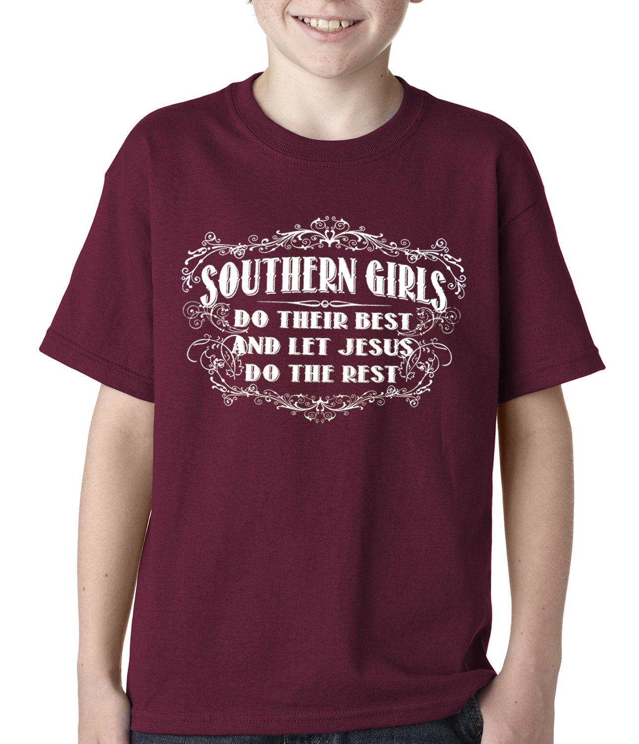 Southern Girls Do Their Best Kids T-shirt