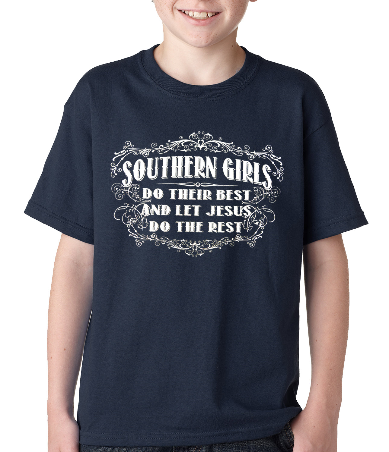 Southern Girls Do Their Best Kids T-shirt