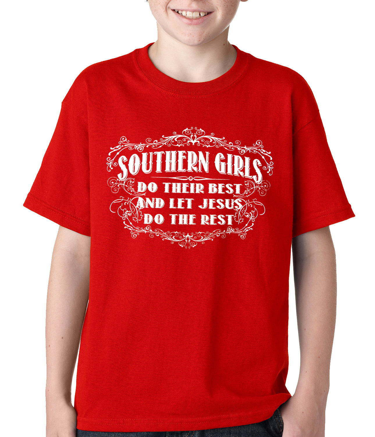 Southern Girls Do Their Best Kids T-shirt